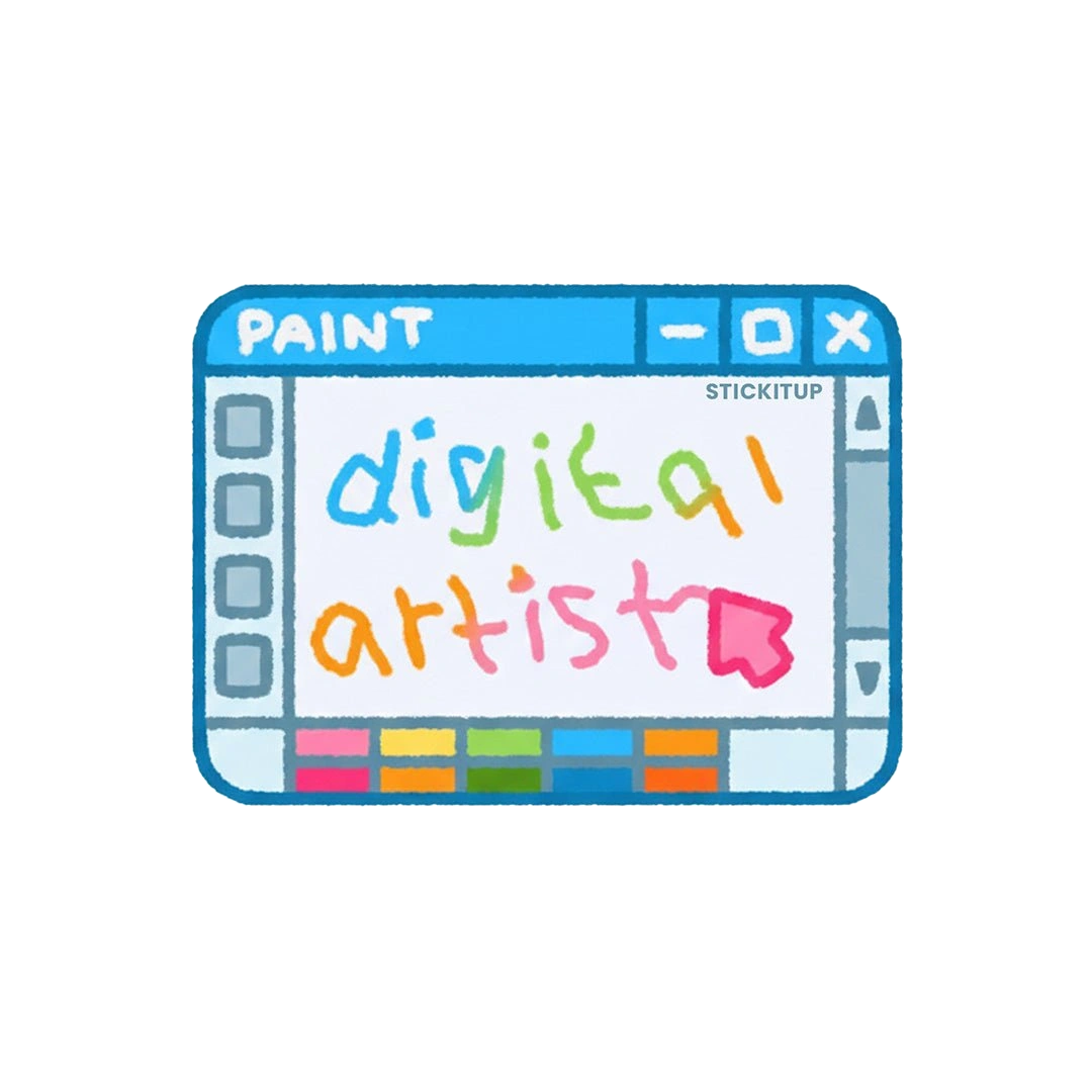 Digital Artist Sticker